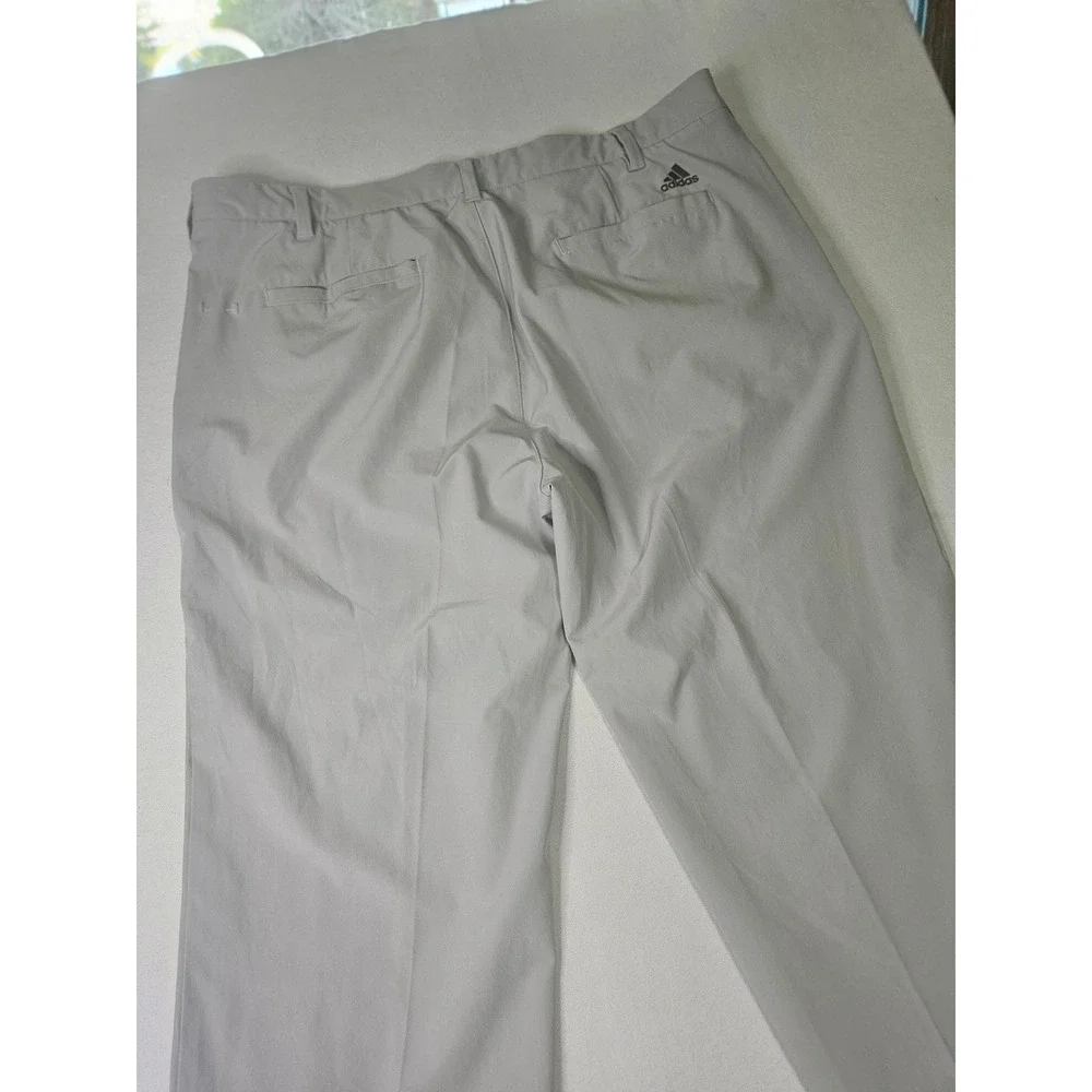 Adidas Golf Pants Mens 40x32 Gray Ultimate365 Performance Stretch Trousers